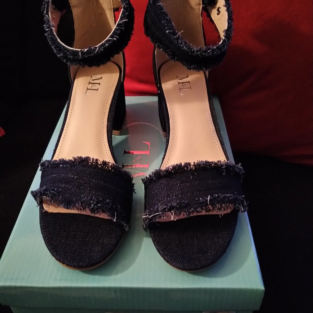 NEW M & L Denim Casual Sandals